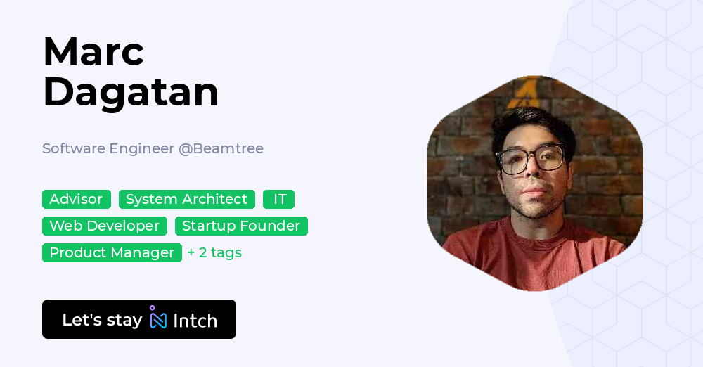 Marc Dagatan - Software Engineer, Beamtree | Intch