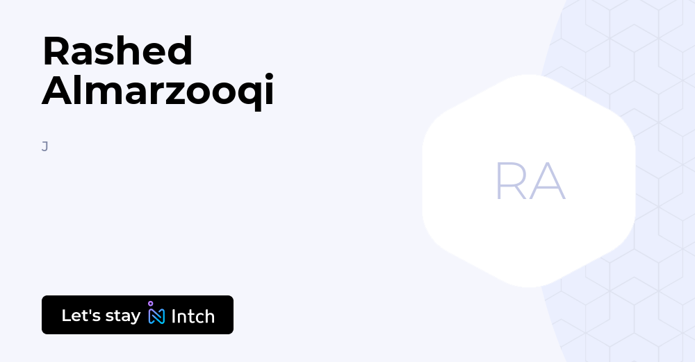 Auto Rashed J Rashed Almarzooqi - J, | Intch