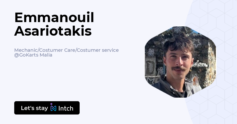 Emmanouil Asariotakis - Mechanic/Costumer Care/Costumer service ...