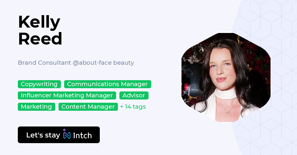 Kelly Reed Adelaide Kelly Reed - Brand Consultant, about-face beauty | Intch