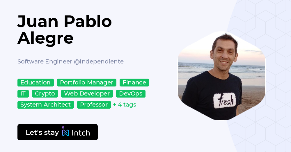 Juan Pablo Alegre - Software Engineer, Independiente | Intch