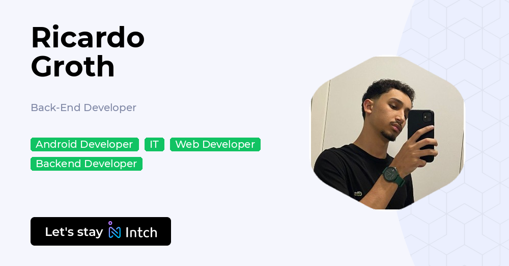 Ricardo Groth - Back-End Developer, | Intch