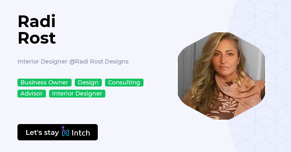 Radi Rost - Interior Designer, Radi Rost Designs | Intch