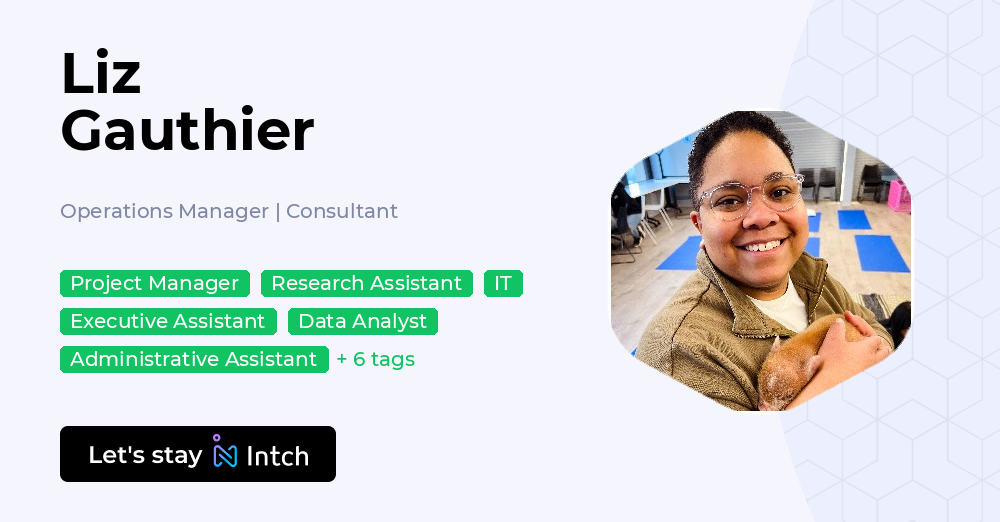 liz pearson - consultant at my horizon recruitment |... Liz Gauthier - Operations Manager | Consultant, | Intch