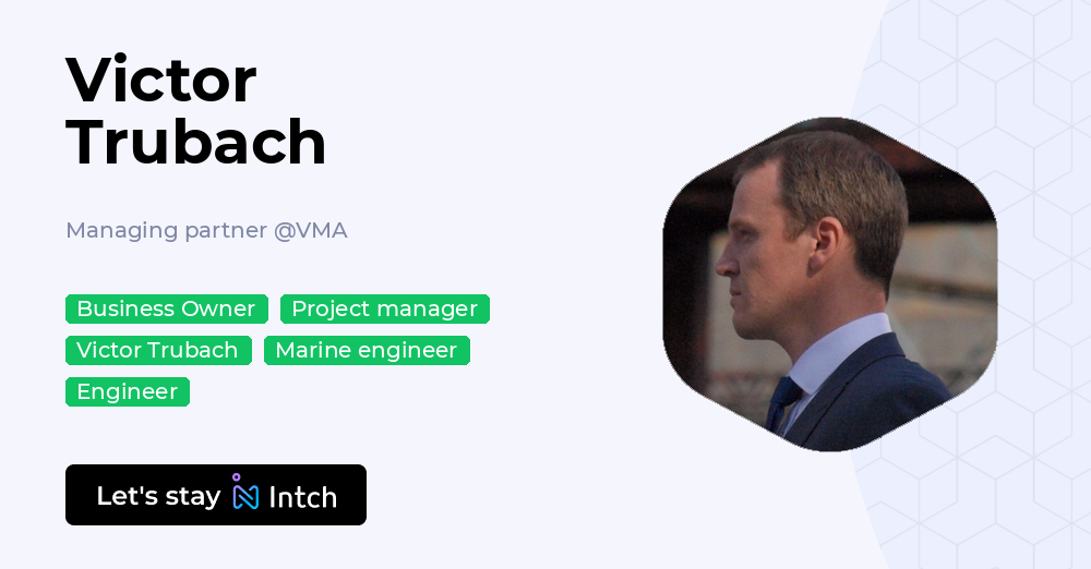 Victor R Tabash Victor Trubach - Managing partner, VMA | Intch