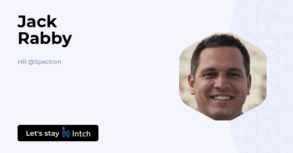 Jack Rabby - HR, Spectron | Intch