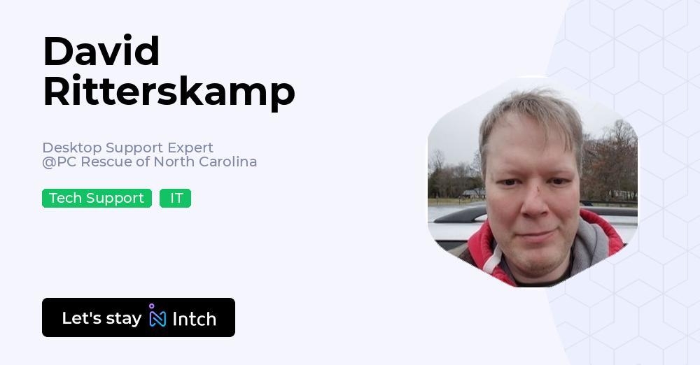 David Ritterskamp - Desktop Support Expert, PC Rescue of North Carolina ...