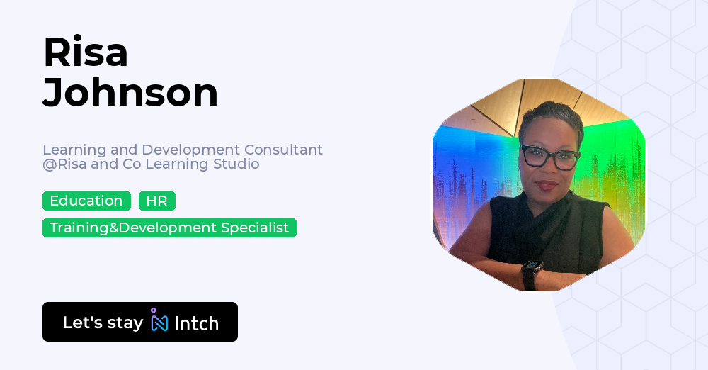 Risa Johnson - Learning and Development Consultant, Risa and Co ...
