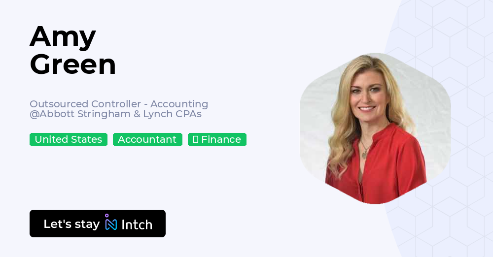 Amy Stringham Amy Green - Outsourced Controller - Accounting, Abbott Stringham ...