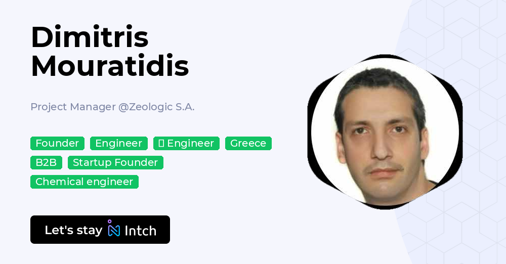 Dimitris Mouratidis - Project Manager, Zeologic S.A. | Intch