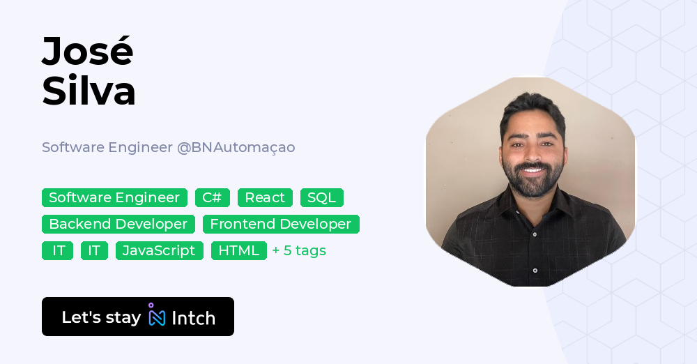 José Silva - Software Engineer, BNAutomaçao | Intch