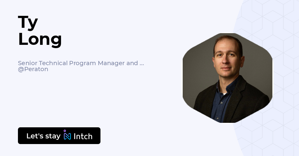 Ty Long - Senior Technical Program Manager and Software Engineer ...