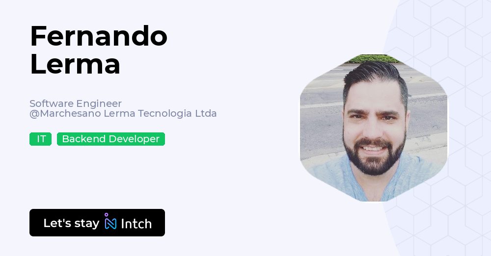 Fernando Lerma - Software Engineer, Marchesano Lerma Tecnologia Ltda ...