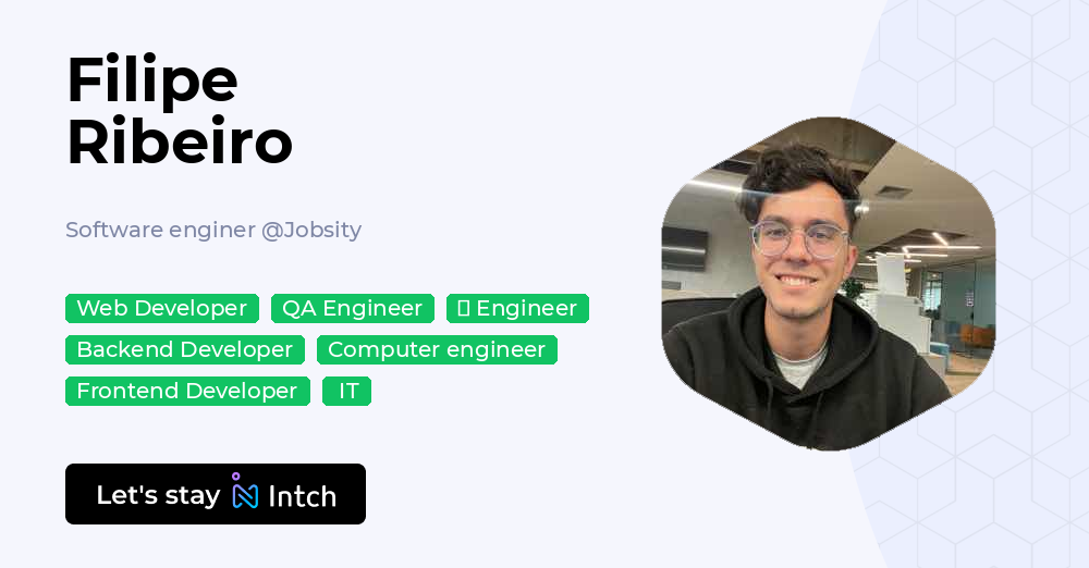 Filipe Ribeiro - Software enginer, Jobsity | Intch