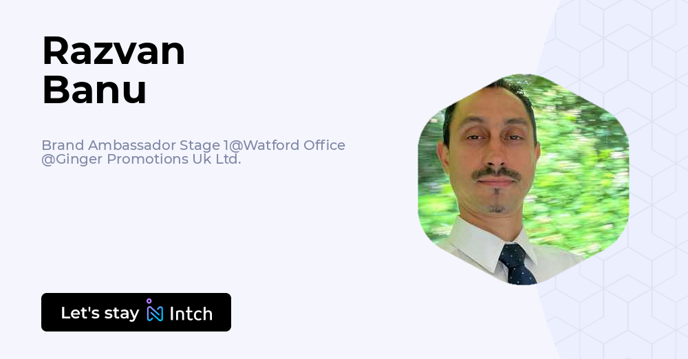 Razvan Banu - Brand Ambassador Stage 1@Watford Office, Ginger ...