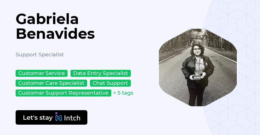 Headbyte Gabriela Benavides - Support Specialist, | Intch