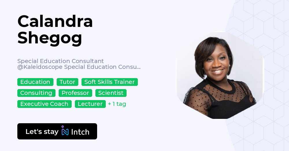Calandra Shegog - Special Education Consultant, Kaleidoscope Special ...