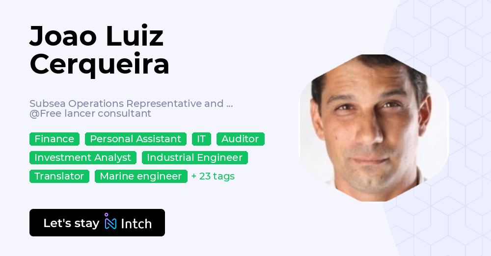 Joao Luiz Cerqueira - Subsea Operations Representative and Investor ...