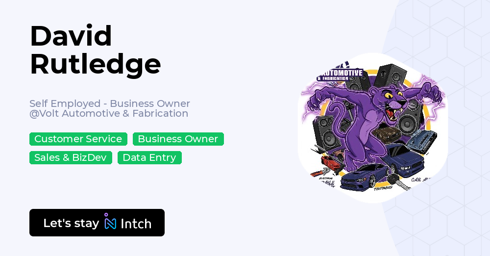 David Rutledge Michigan David Rutledge - Self Employed - Business Owner, Volt Automotive ...