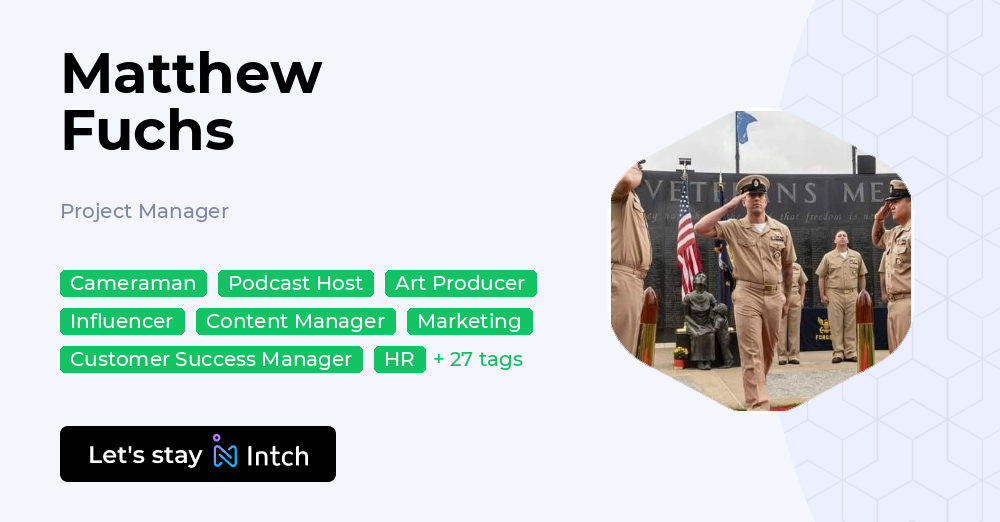 Matthew Fuchs Matthew Fuchs - Project Manager, | Intch