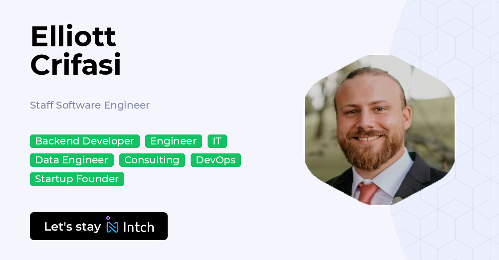 Elliott Crifasi - Staff Software Engineer, | Intch
