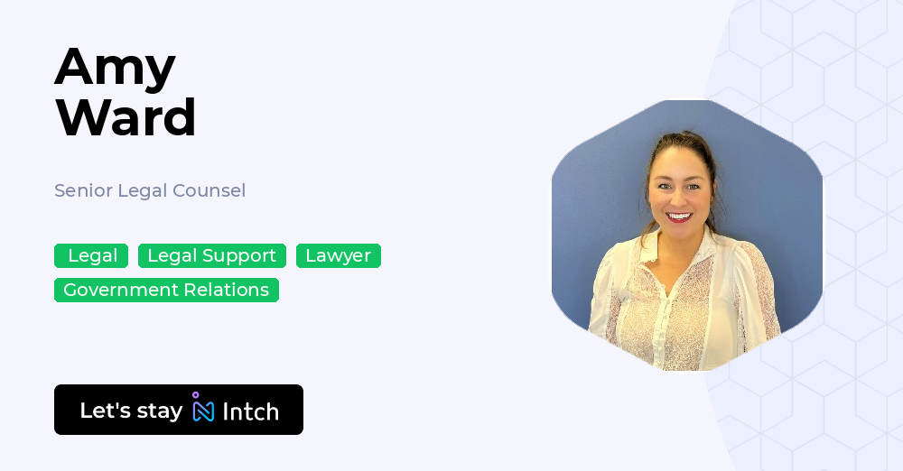 Amy Ward - Senior Legal Counsel, | Intch