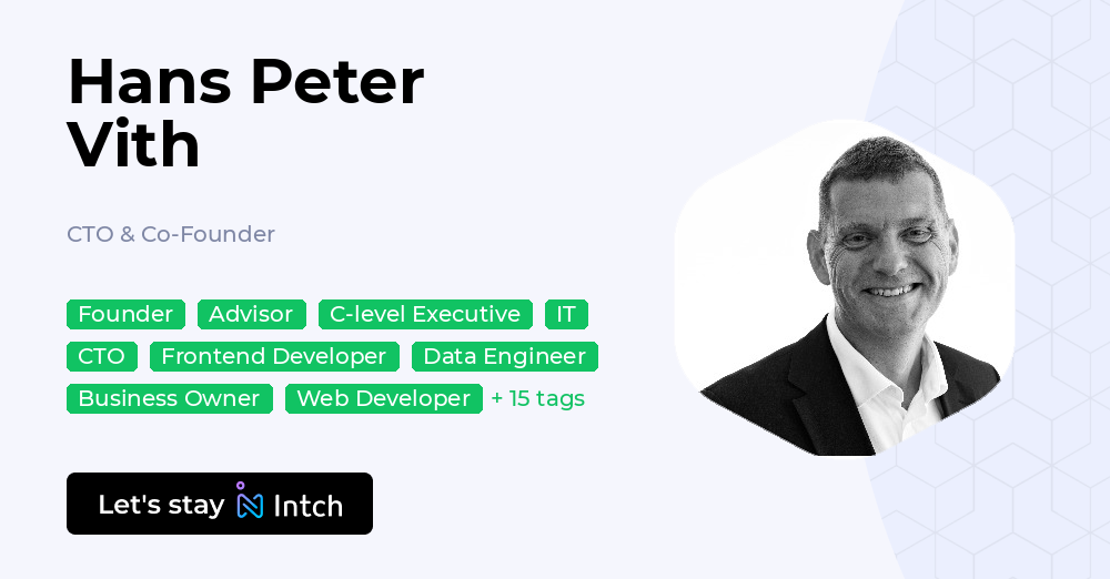 Hans Peter Vith - CTO & Co-Founder, | Intch