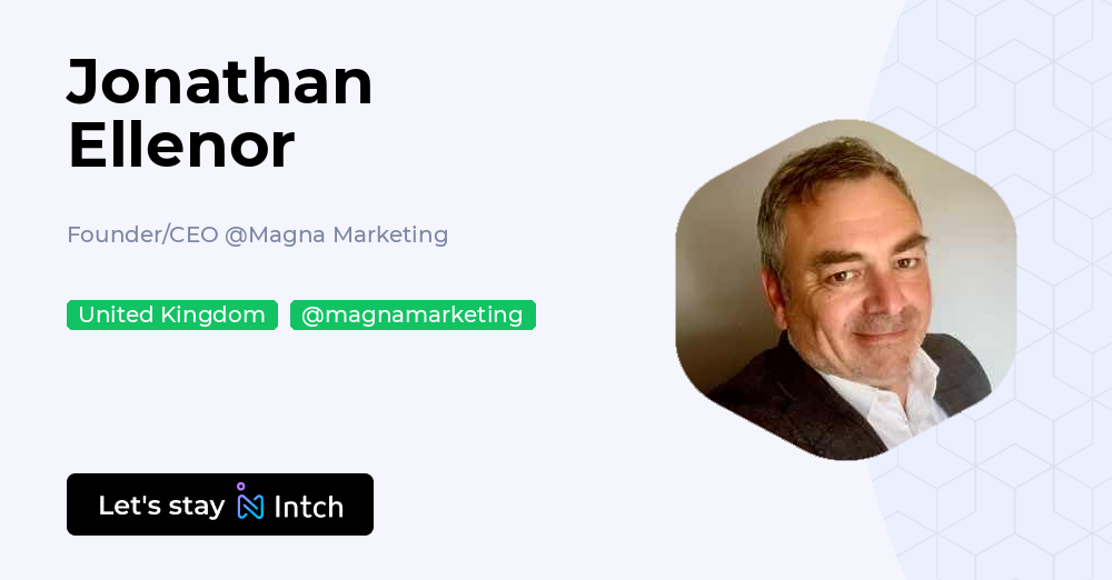 Jonathan Ellenor - Founder/CEO, Magna Marketing | Intch
