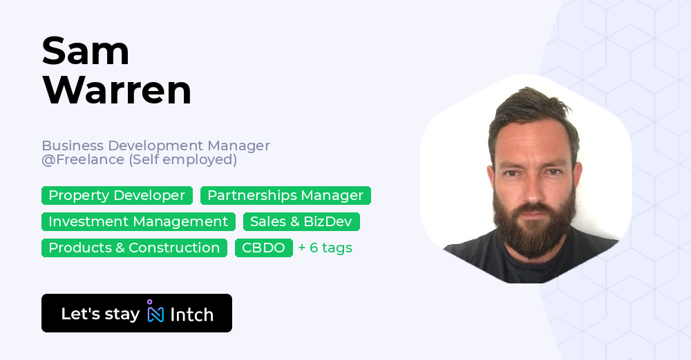 Sam Warren - Business Development Manager, Freelance (Self employed ...
