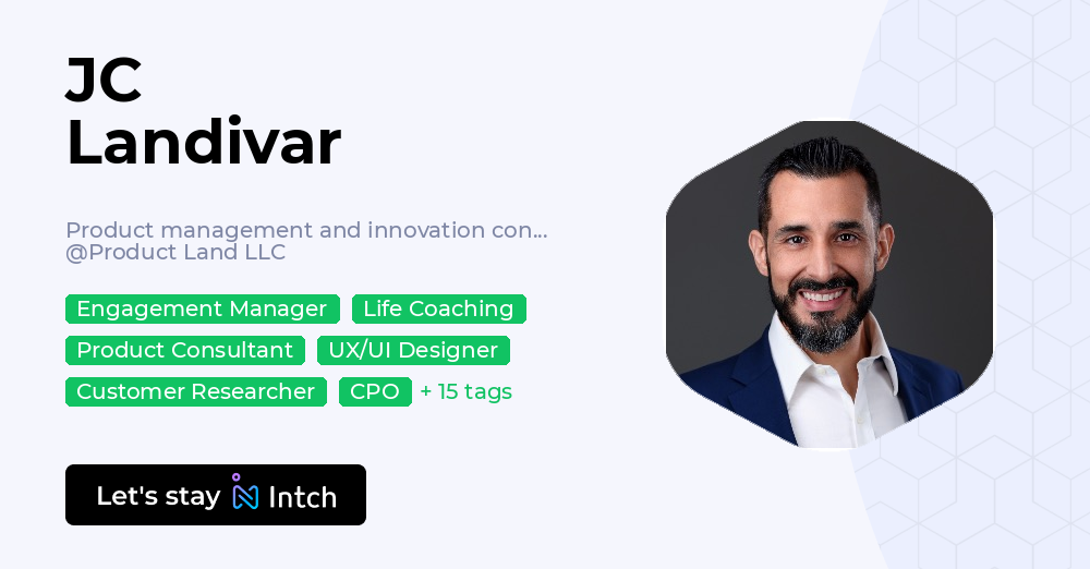 JC Landivar - Product management and innovation consultant, Product ...
