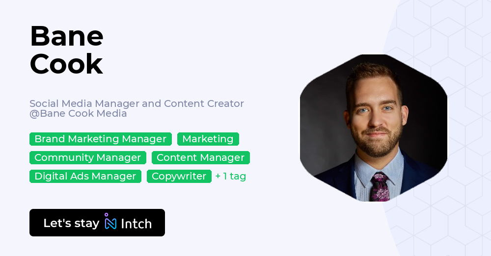 Bane Cook Bane Cook - Social Media Manager and Content Creator, Bane Cook Media ...